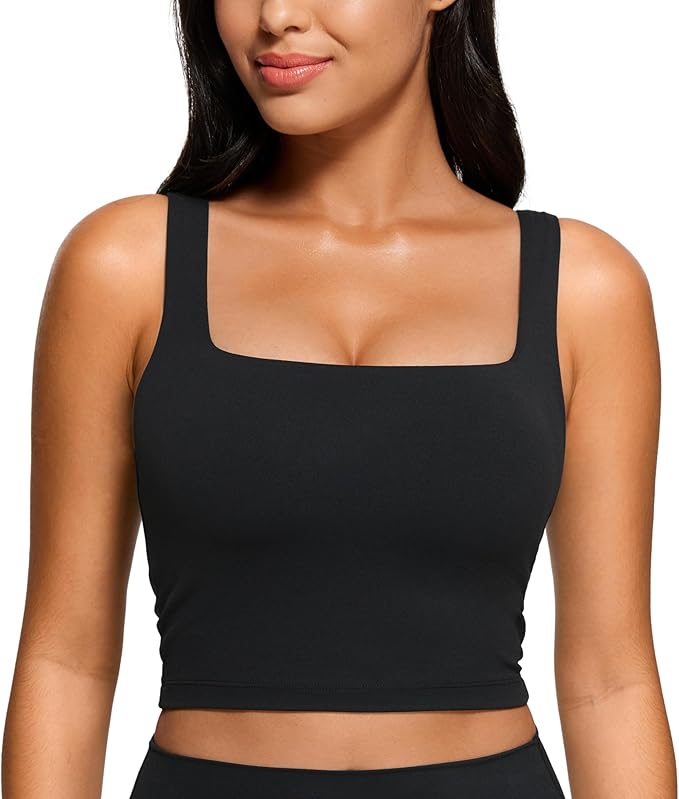 CRZ YOGA Butterluxe Womens Square Neck Review